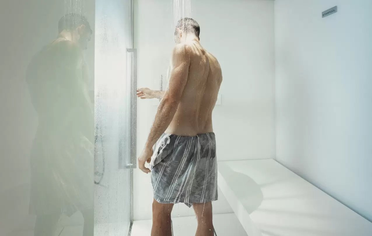 ducha de vapor
